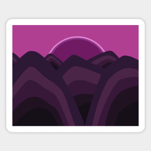 Mountain Range Magnet